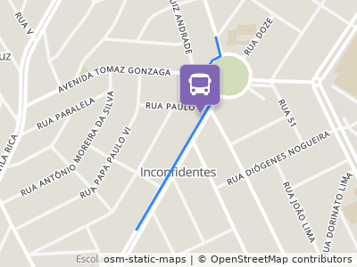 Mapa da parada