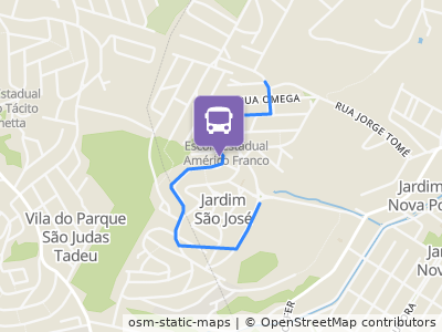 Mapa da parada