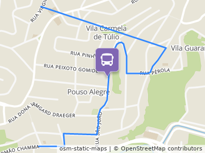 Mapa da parada