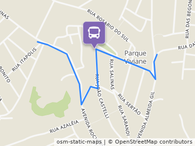 Mapa da parada