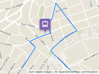 Mapa da parada