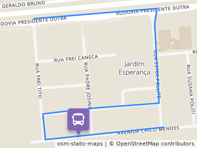 Mapa da parada