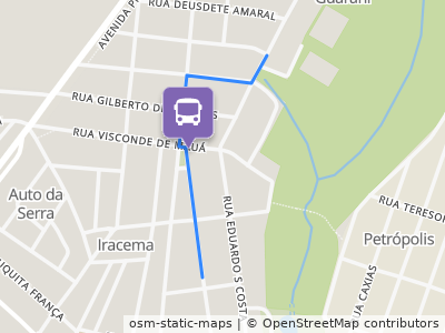 Mapa da parada