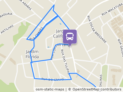 Mapa da parada