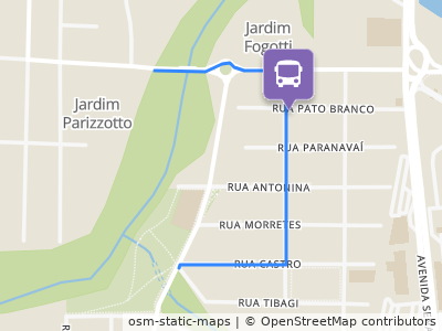 Mapa da parada
