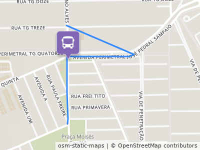 Mapa da parada