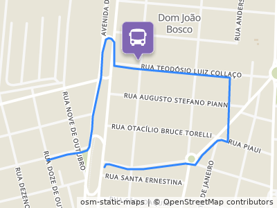 Mapa da parada