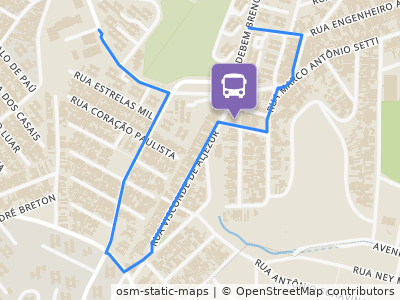 Mapa da parada