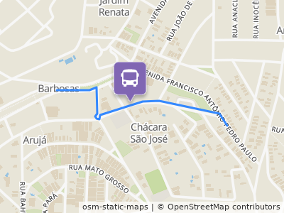Mapa da parada