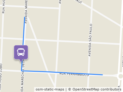 Mapa da parada