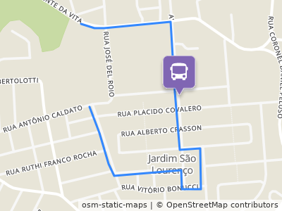 Mapa da parada