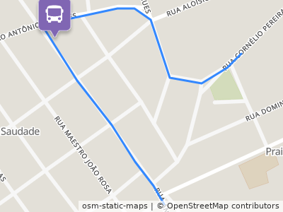 Mapa da parada