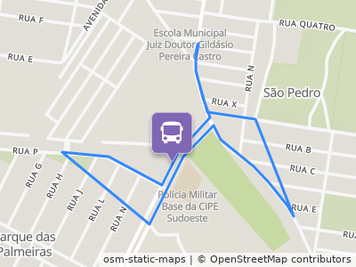 Mapa da parada