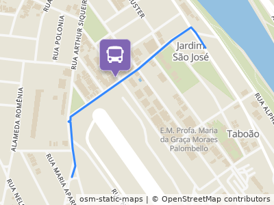 Mapa da parada