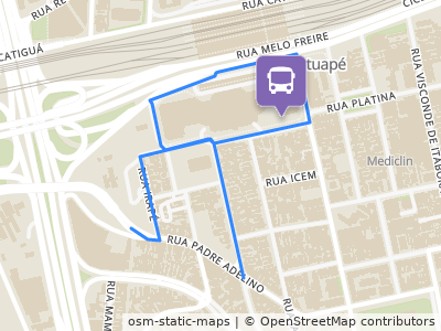 Mapa da parada