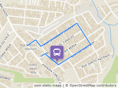 Mapa da parada
