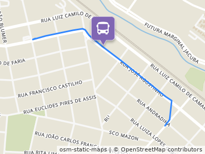Mapa da parada