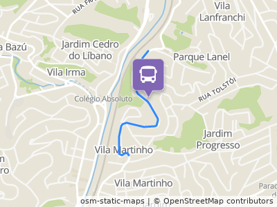 Mapa da parada