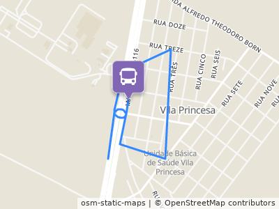 Mapa da parada