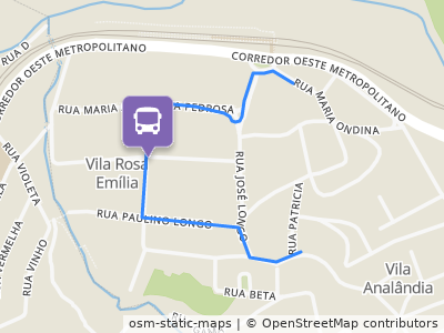 Mapa da parada
