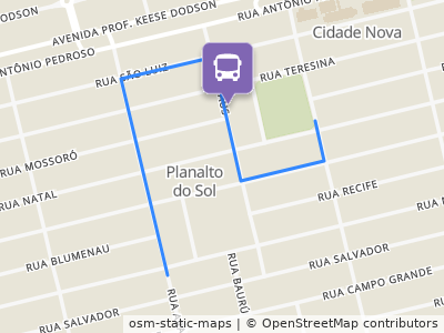 Mapa da parada