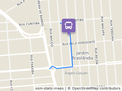 Mapa da parada
