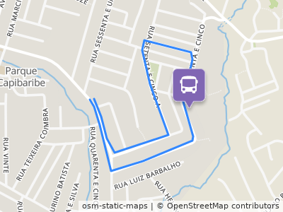 Mapa da parada