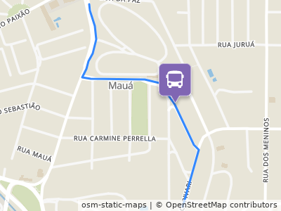 Mapa da parada