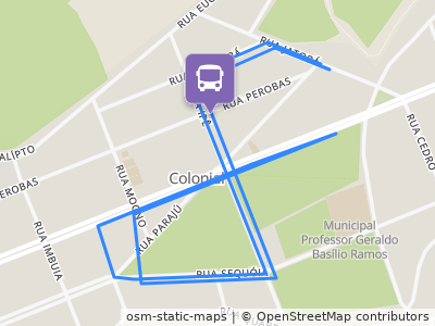 Mapa da parada