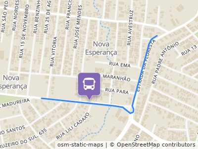 Mapa da parada