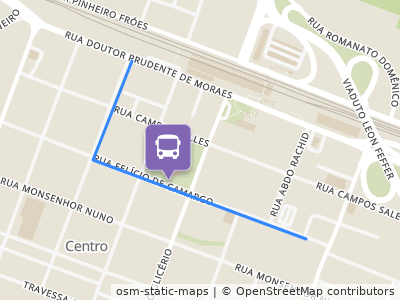 Mapa da parada