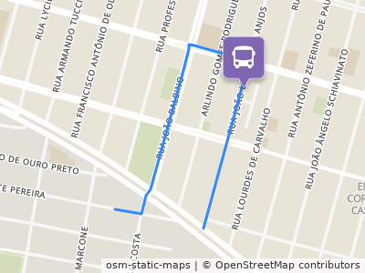 Mapa da parada