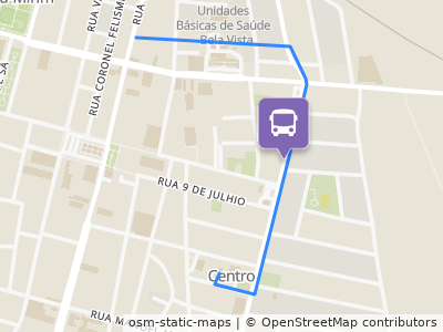 Mapa da parada
