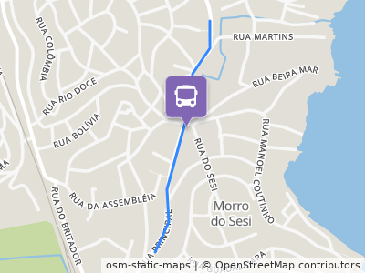 Mapa da parada