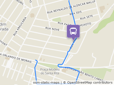Mapa da parada