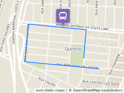 Mapa da parada