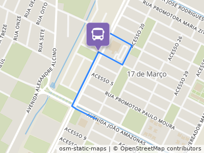 Mapa da parada