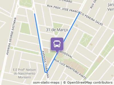 Mapa da parada