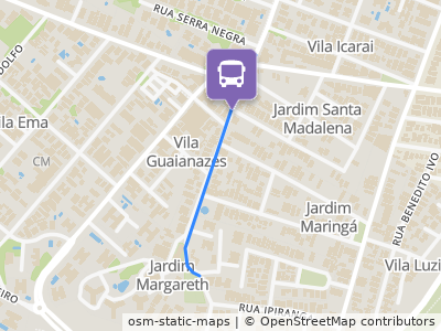 Mapa da parada
