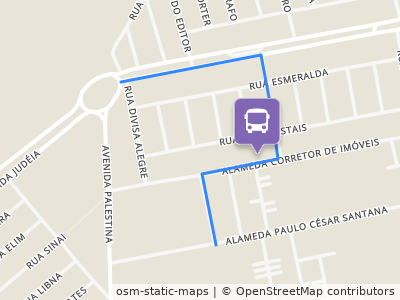Mapa da parada