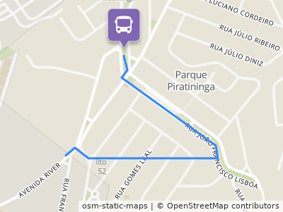 Mapa da parada
