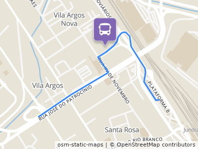 Mapa da parada