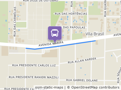 Mapa da parada
