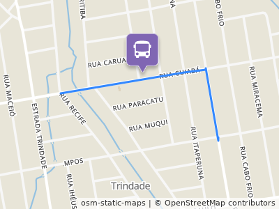 Mapa da parada