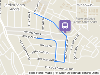 Mapa da parada
