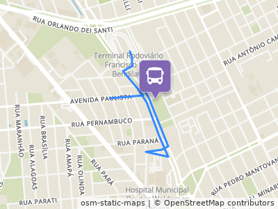 Mapa da parada