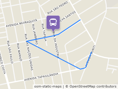 Mapa da parada