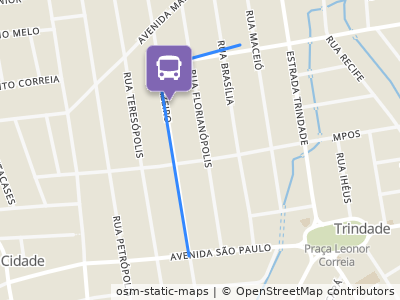 Mapa da parada