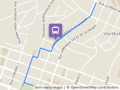 Mapa da parada