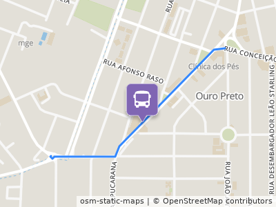 Mapa da parada